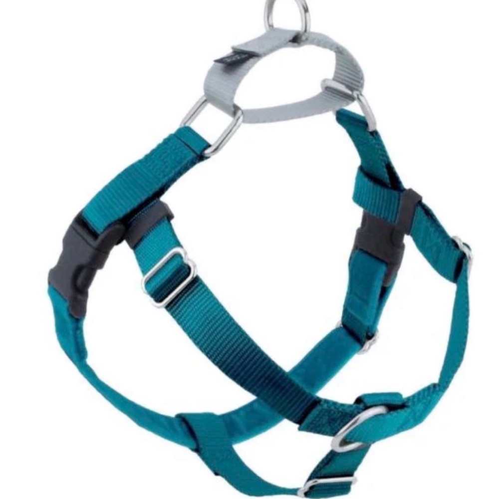 2 hounds Design XXL (36”-44” chest) teal Freedom No-Pull Dog Harness